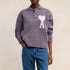 Ami off white adc alpaca blend knit polo jumper